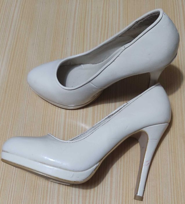 Sapatos Plataforma Brancos T.39