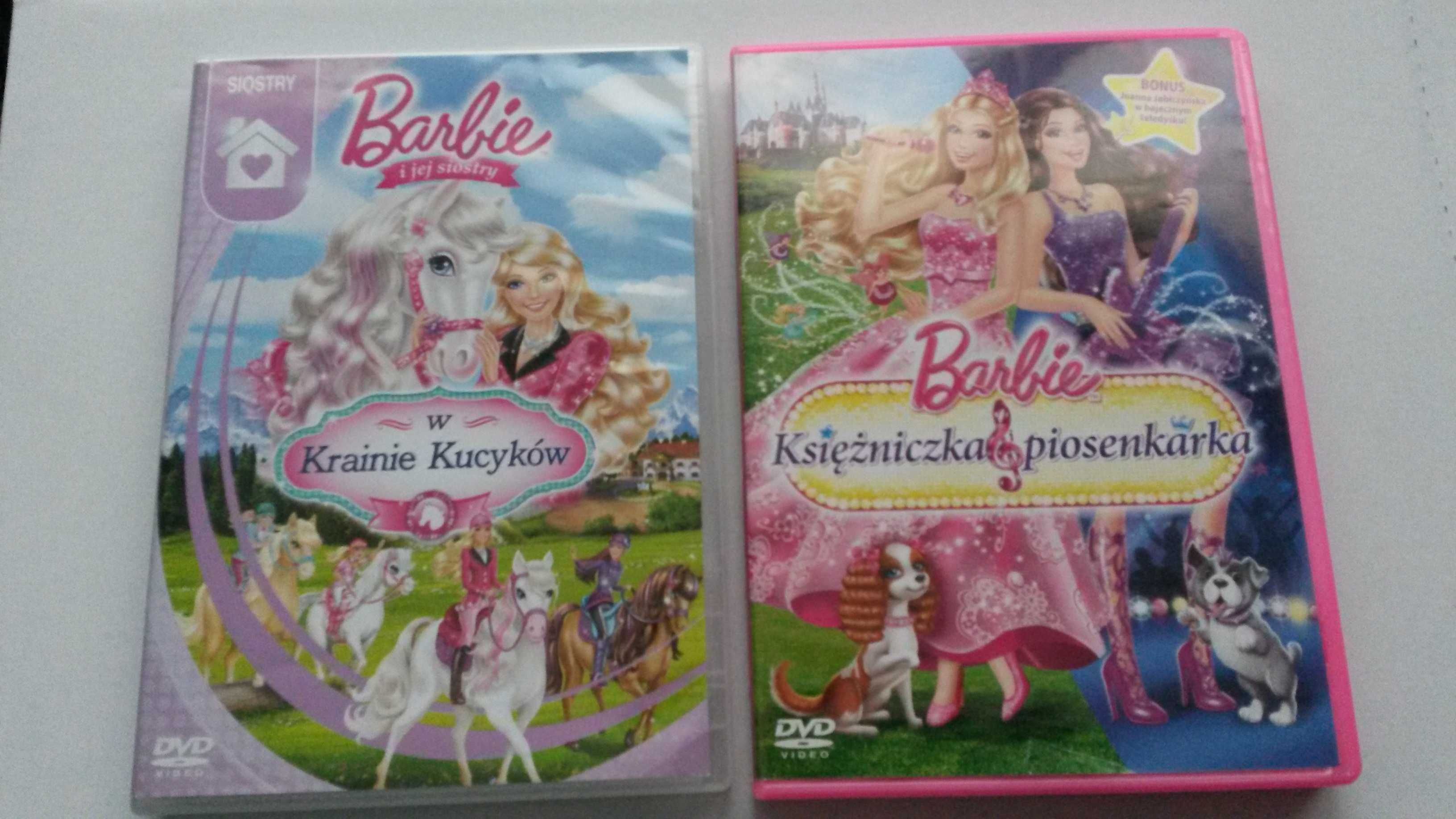 DVD Barbie W krainie kucyków + Księżniczka i piosenkarka