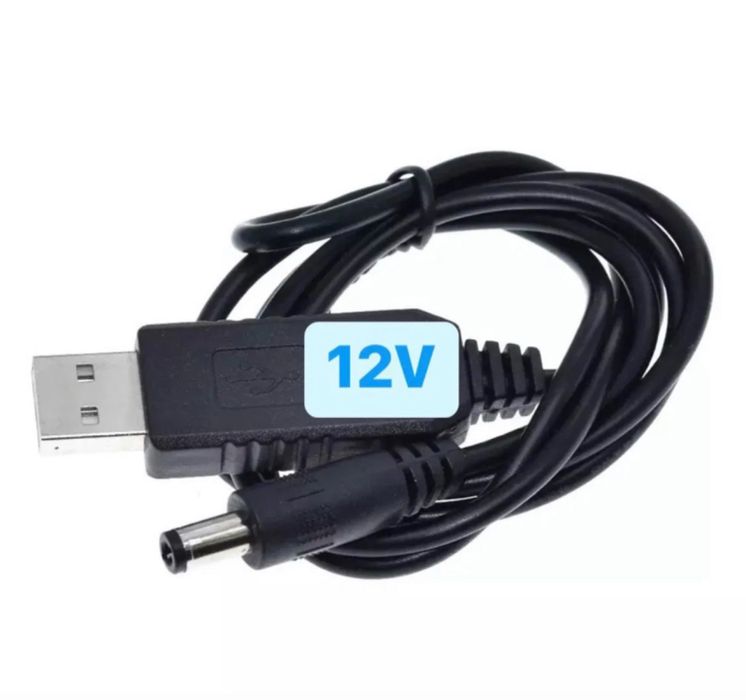 Кабель для роутера usb dc 12v, 9v інтернет без світла