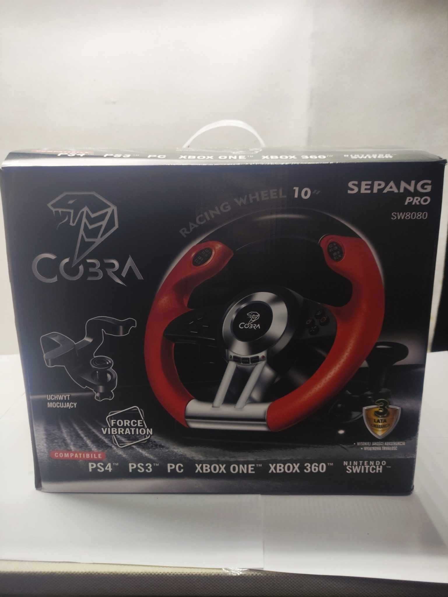 Kierownica COBRA Sepang SW8080 (Pc/Ps3/Ps4/XBOX ONE) JAK NOWA!