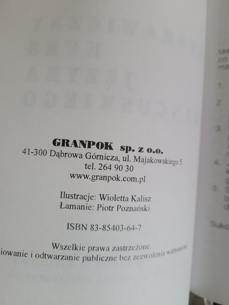 Podręcznik + 4 CD Błyskawiczny kurs jęz.fancuskiego Granpok