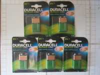 5x Duracell 9v 170mah Recarregáveis NOVAS Preço inclui envio CTT