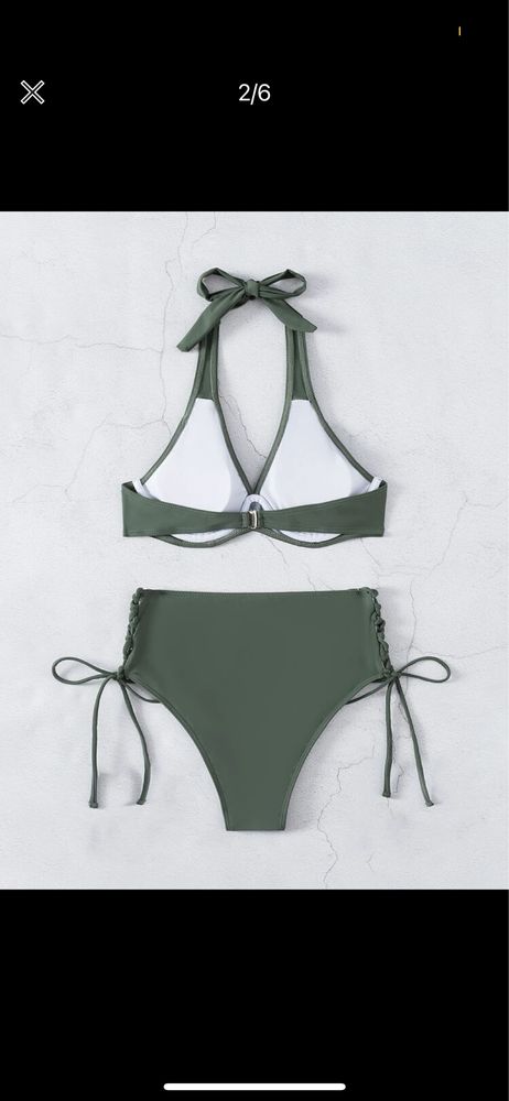 Bikini wojskowa zieleń