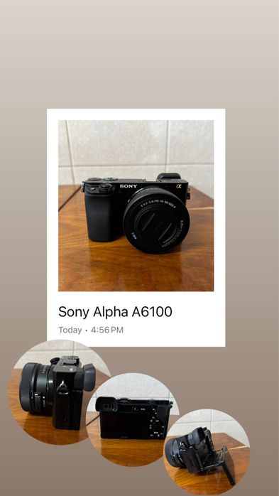 Sony a6100 Mirrorless Camera com 16-50mm