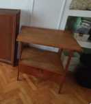 Stolik pod gramofon tv prl