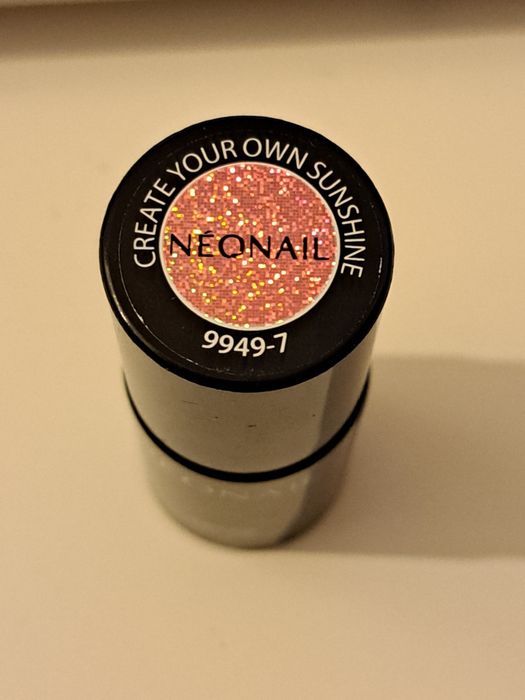 Nowy brokatowy lakier hybrydowy neonail create your own sunshine 9949