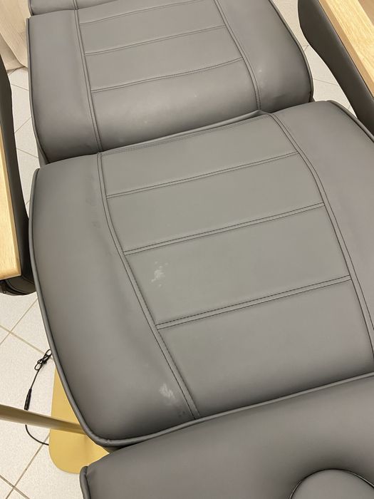 Fotel kosmetyczny elektryczny SILLON Lux 273b 3sil. 2 gat. szary