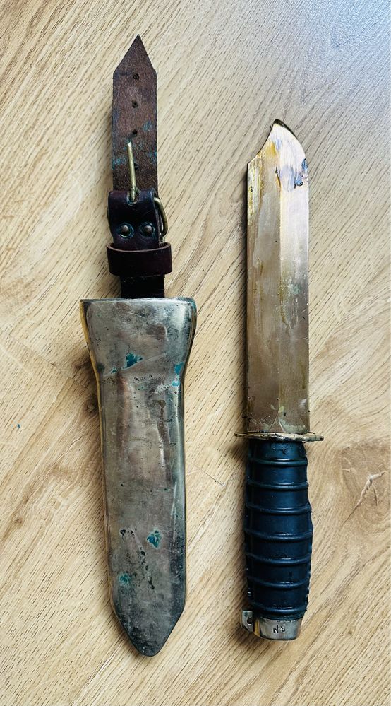 Нож Водолазный Саперный нв-1 Увс-50 АМ Антимагнитный Поздний Редкий