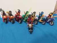 Figurki klocki ninjago ninja go 8x motory  8 postaci ver3