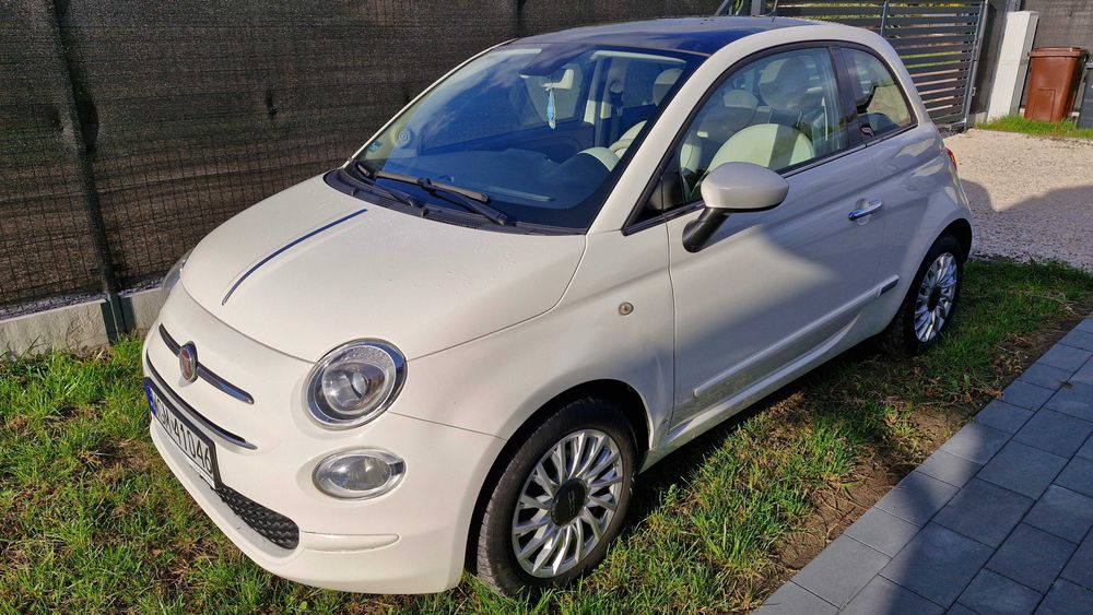 Fiat 500 Automat + Gaz wynajem krótko i długoterminowy