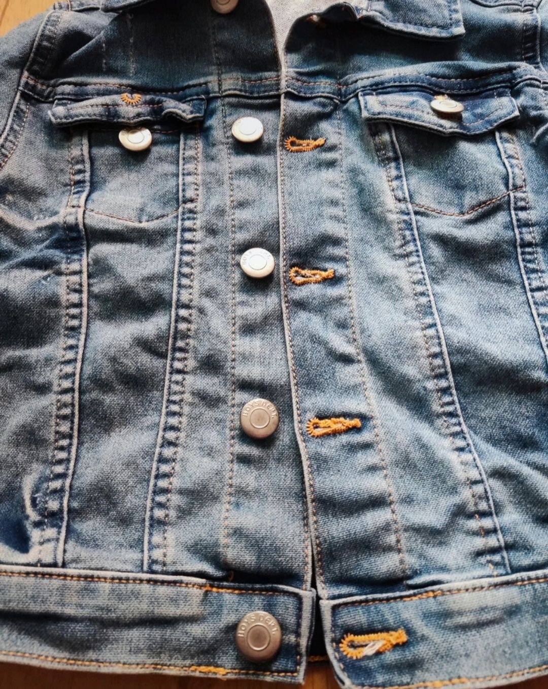 Chłopięca kurtka katana jeansowa 104