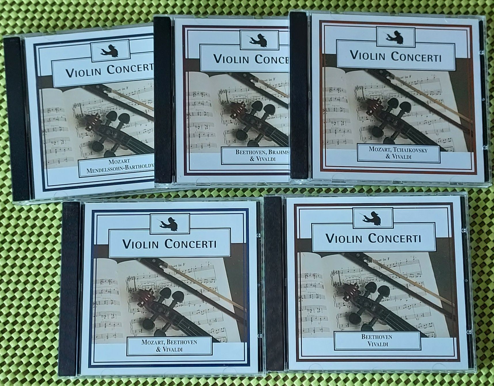 250 CD- Violin Concerti - zestaw 5 CD