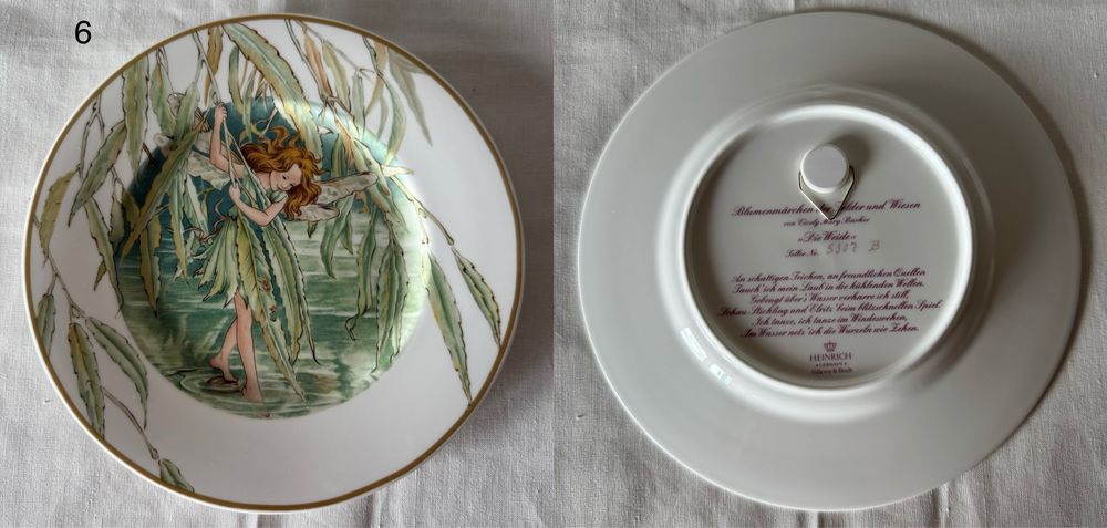 Вінтажні тарілки із колекціі квіткові феі Vlleroy&Boch