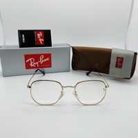 Очки для стиля, имиджа|Оправа Ray Ban Hexagonal 3548 Gold