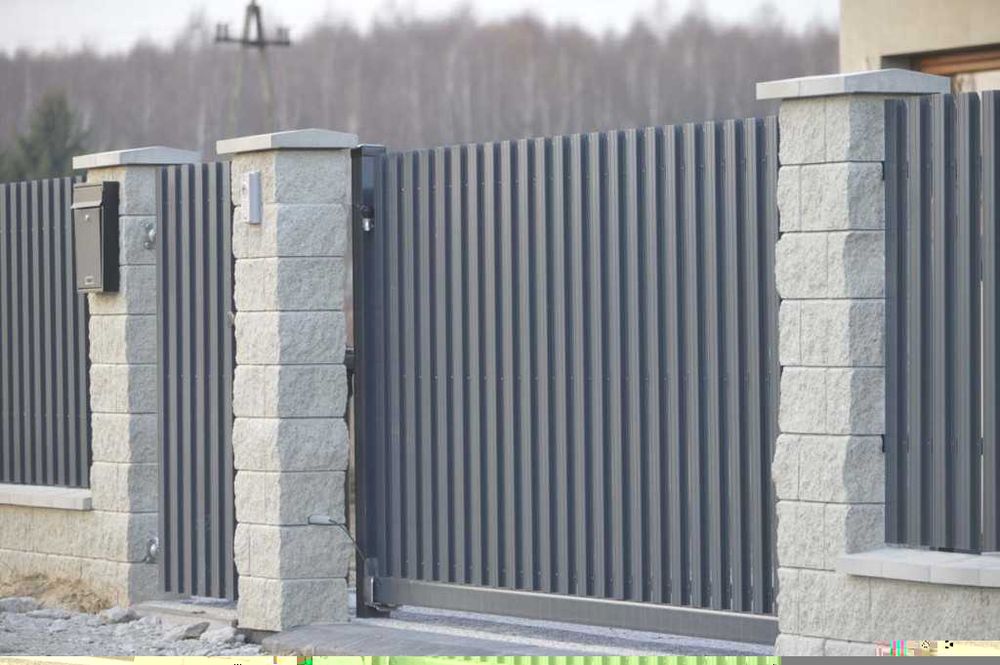 Sztacheta metalowa sztachetki dwustronne ogrodzenie sztachetowe 11cm