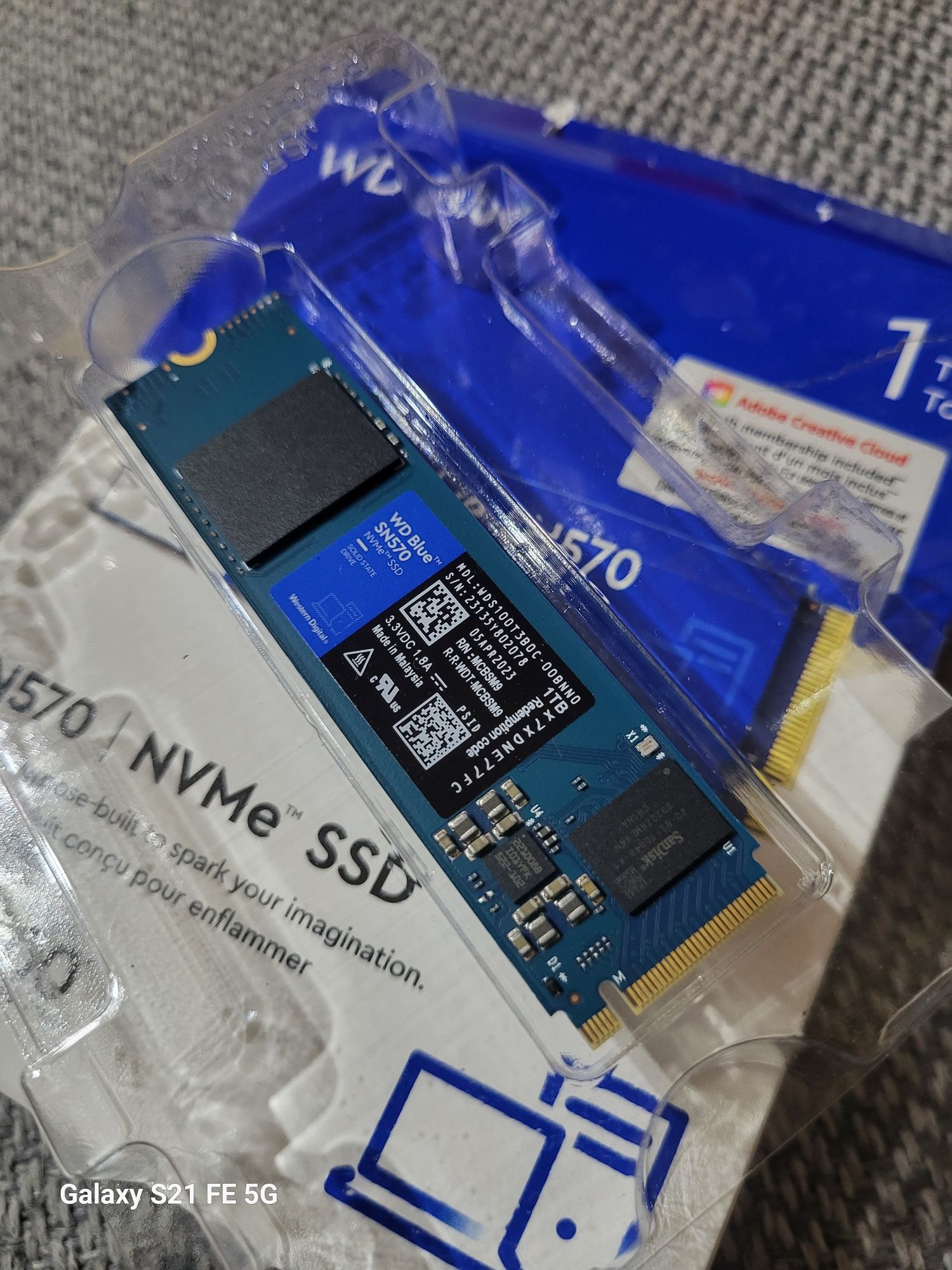 NOWY Dysk SSD M.2 WD Blue SN570 1TB NVMe