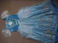 strój przebranie księżniczka Cindyrella KOPCIUSZEK Disney 5-6 lat