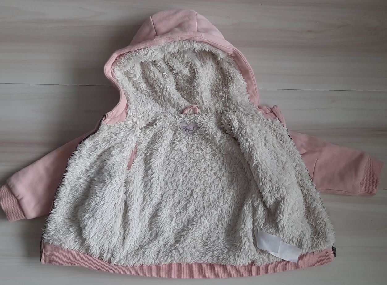Bluza ocieplana r.80