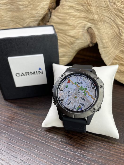 Годинник Garmin Fenix 6 sapphire з картами та військовим стандартом