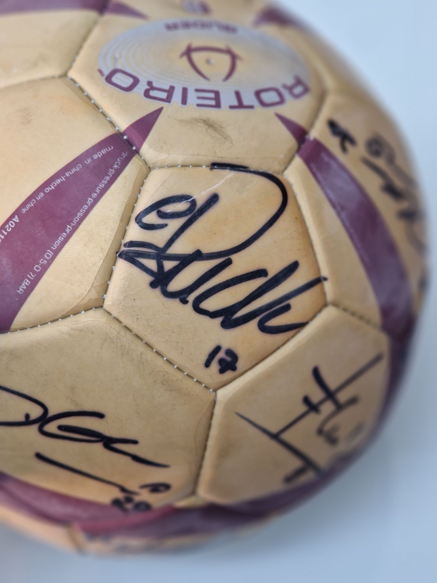 Bola euro 2004 Autografada