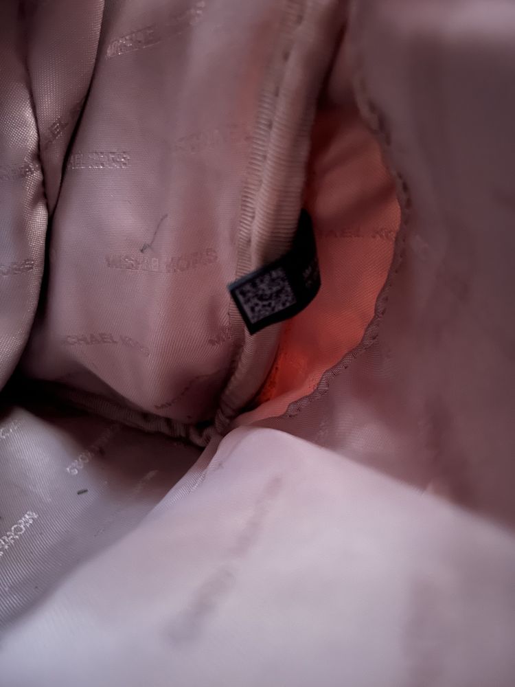 Michael Kors plecaczek rhea plecak beżowy większy monogram logowany