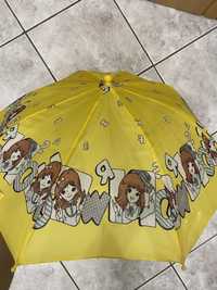 Żółty parasol dziecięcy parasolka vintage retro