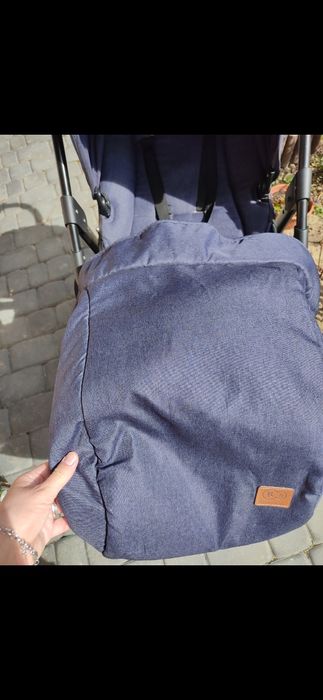 Kinderkraft Dwustronna spacerówka ALL ROAD grey/dark blue