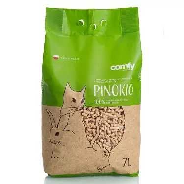 Podłoże pellet drewniany pinokio pinio 7L Gryzonie Królik
