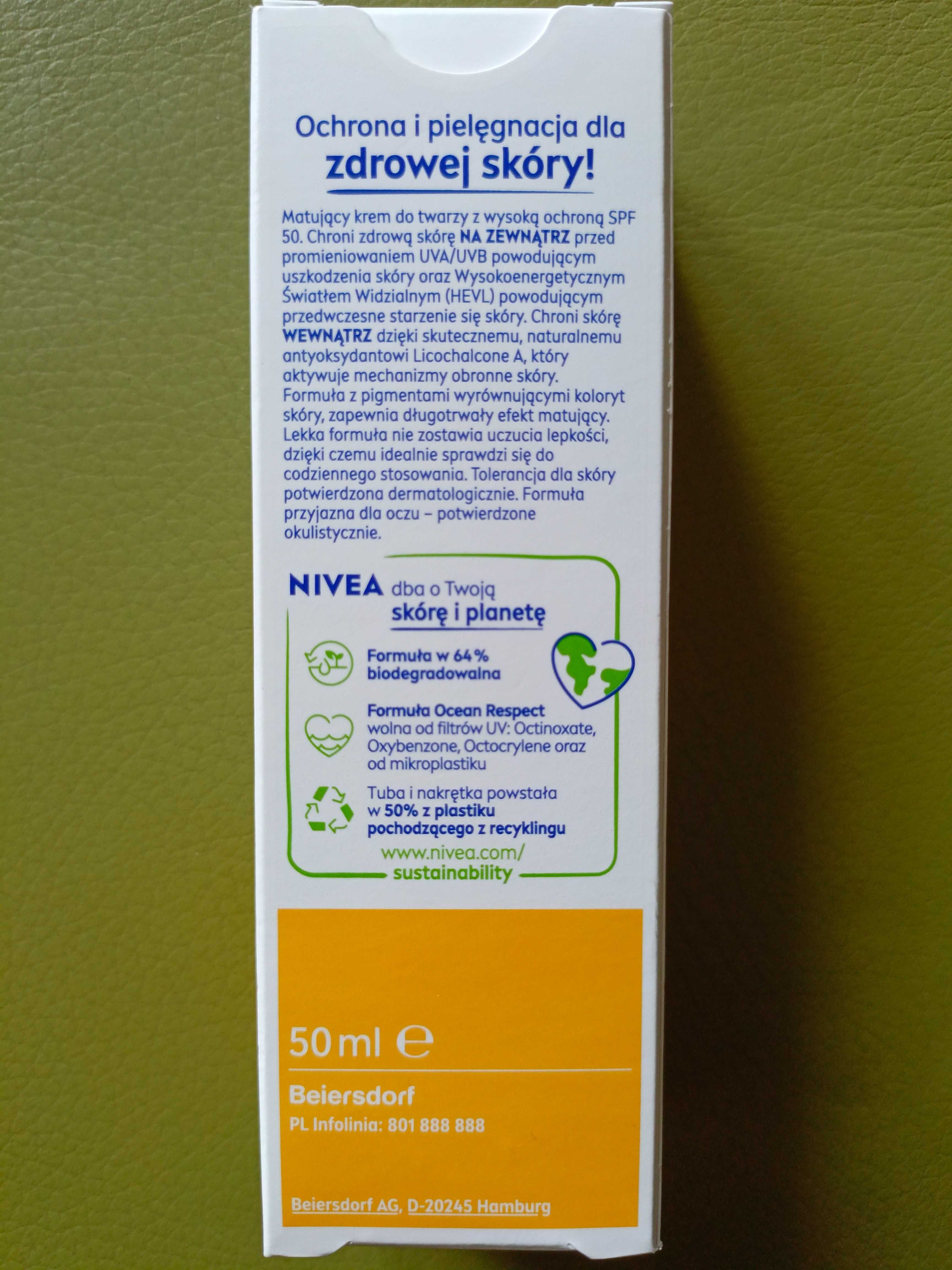 NIVEA SUN UV Face Shine Control long-lasting coverage SPF50