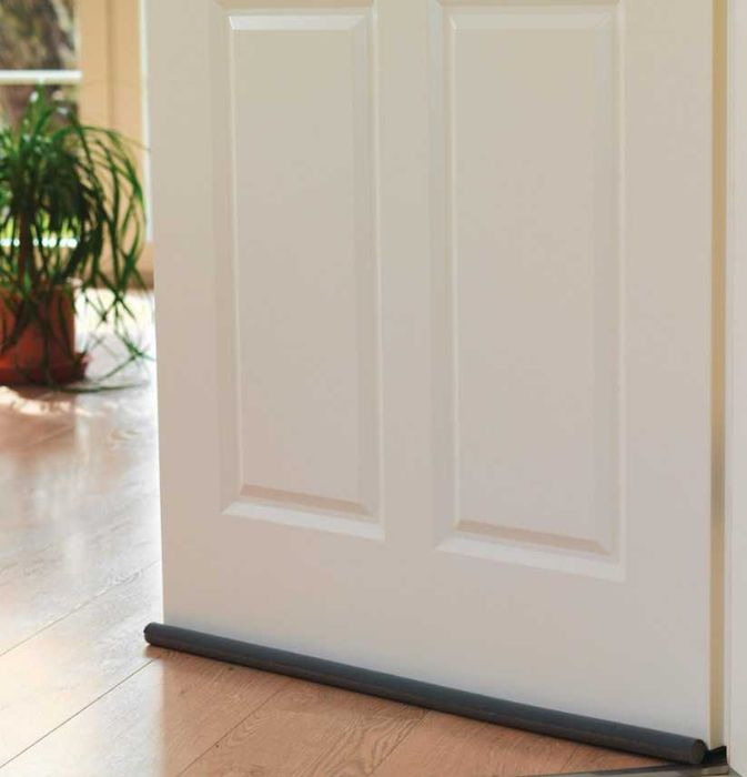 Veda porta duplo 95cm PVC antracite tesa NOVO