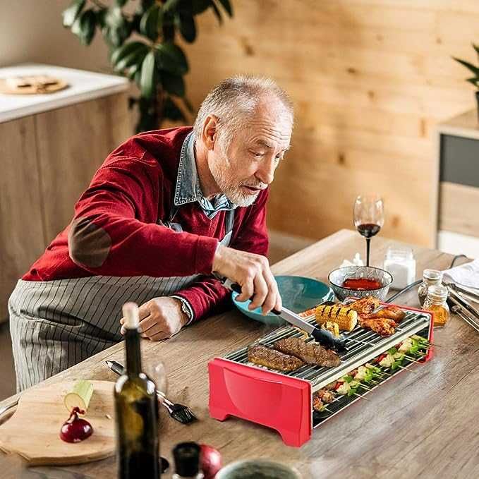 Grill stołowy elektryczny na balkon duży Tonze