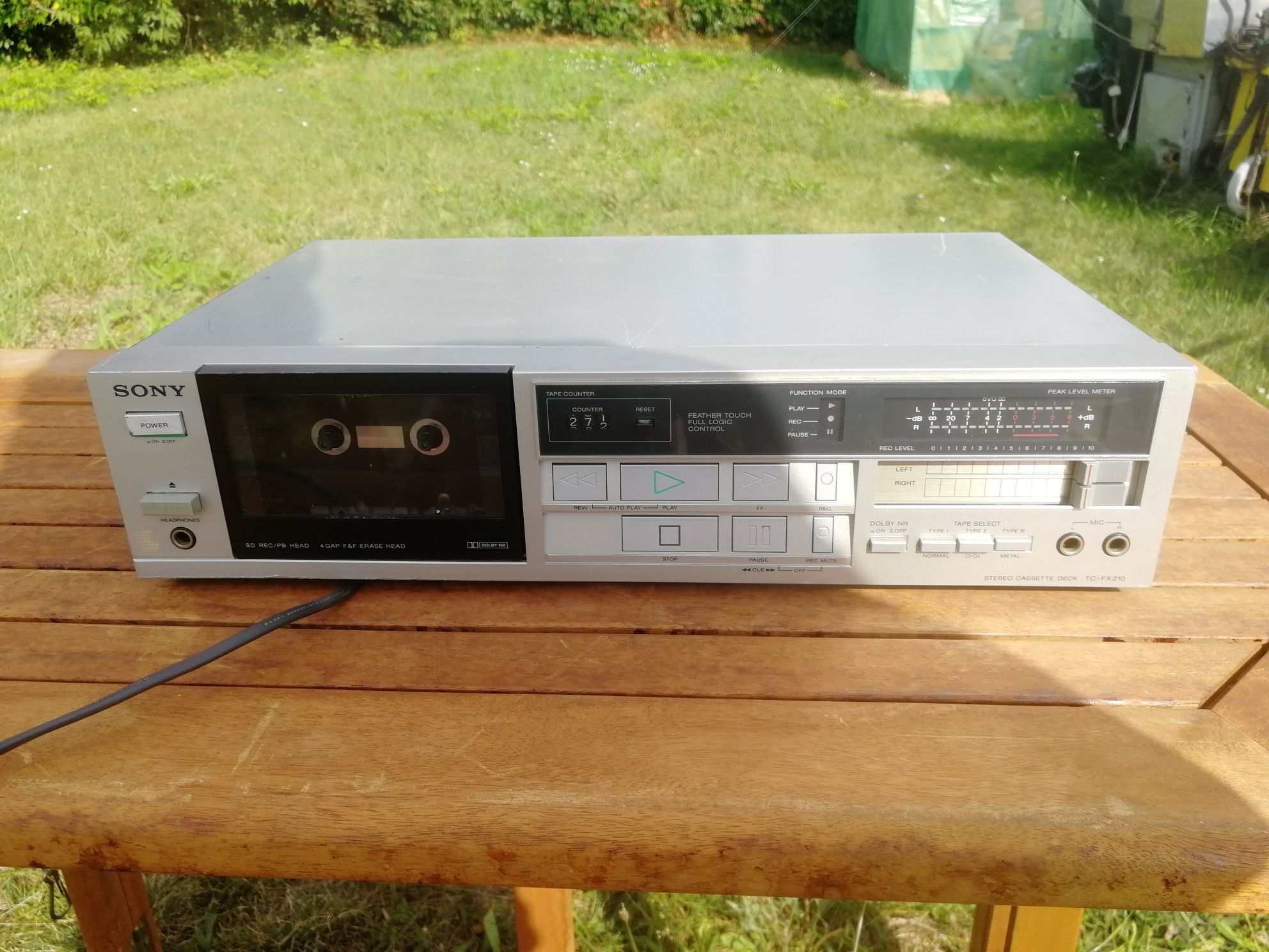 Deck odtwarzacz kaset owy Sony TC-fx210 wysyłka