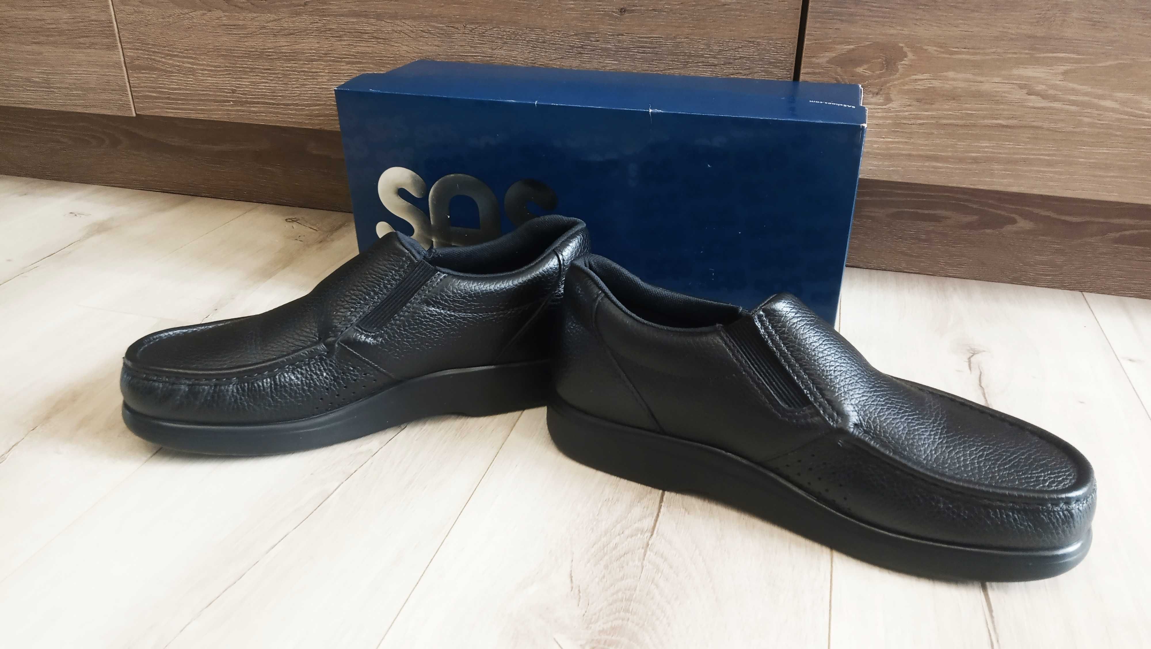 Sas mokasyny handmade 44,5, 28,5 cm Made in Usa Nowe