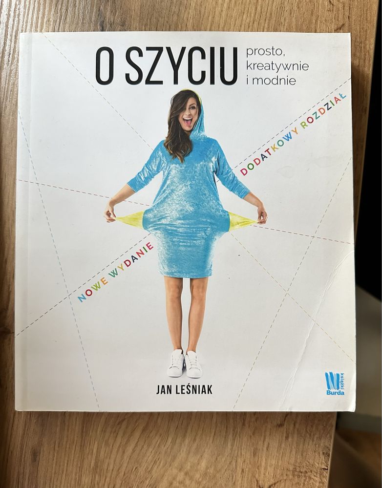 O szyciu. Autor Jan Leśniak. Burda ksiazki