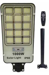 Latarnia Solarna 1000W Czujnik Ruchu Zmierzchu Halogen Lampa Led Pilot