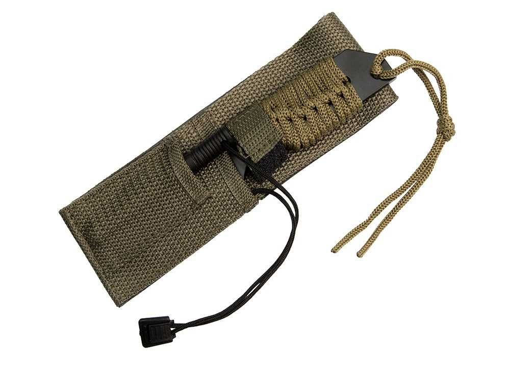 Nóż taktyczny pokrowiec survival krzesiwo BSH N-313 ka-bar polowanie