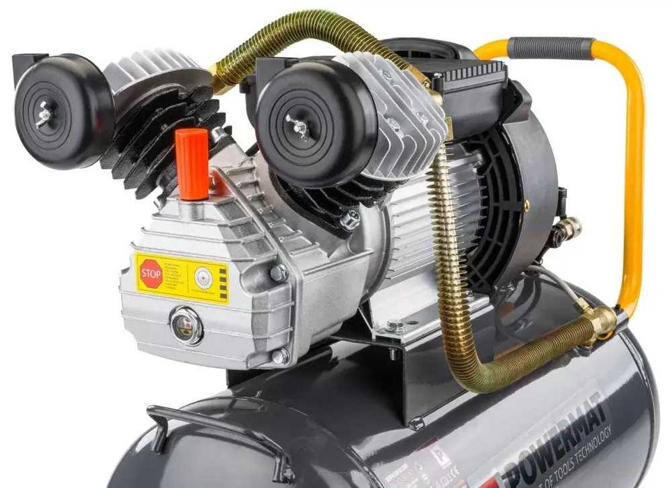 Компресор повітряний 2порш Powermat 50л 2.2кВт 8атм 392л/хв компрессор
