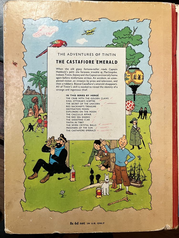The Adventures of Tintin - The Castafiore Emerald, wyd. Methuen 1963