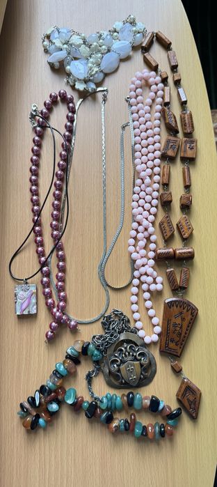 Кулоны, бусы. Муранское стекло, Италия.