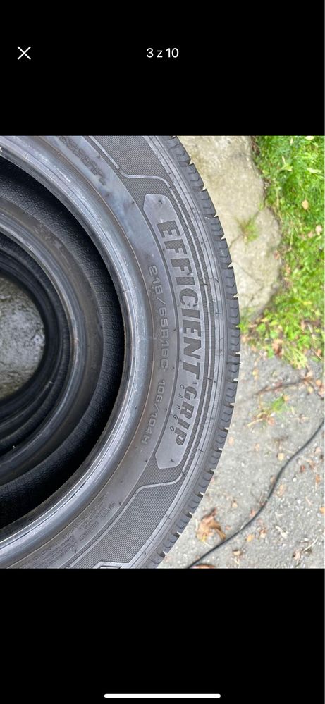 215/65 R16C GoodYear letnie BUS/VAN