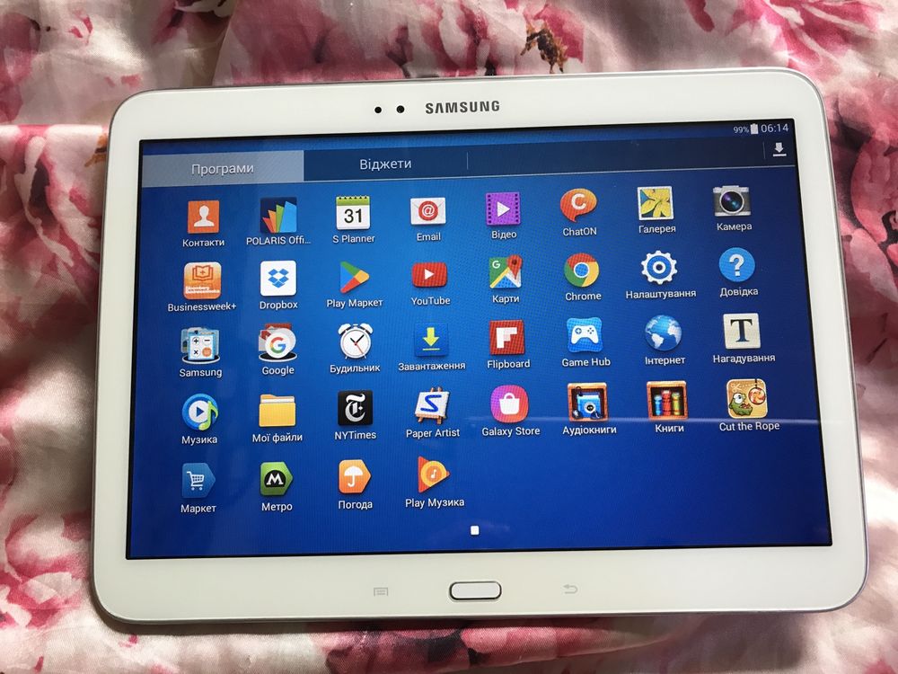 Отличный планшет Samsung Galaxy Tab 3. 10 дюймов, Андроид 7 1, 16GB