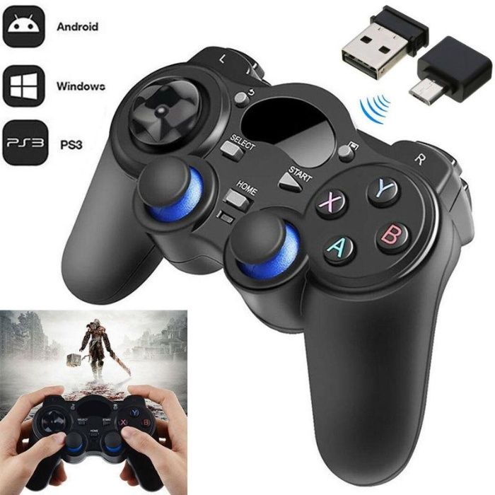 Comando gamepad para android, tablet, telefone, PC, TV, 2.4g sem fios