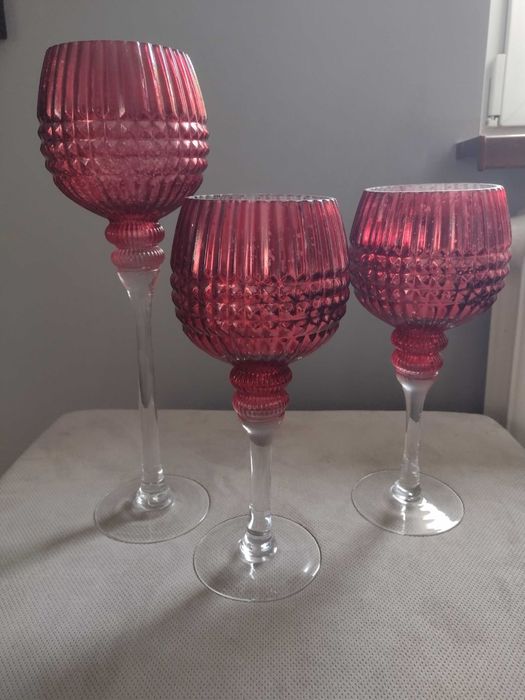 Lampiony-Świeczniki 3 szt