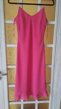 C&A rozowa sliczna sukienka lato 38
