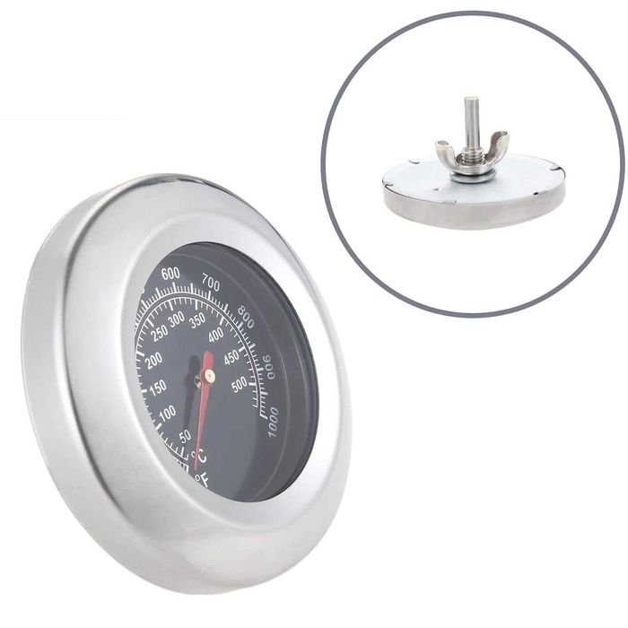Termometr Analogowy do Grilla i Wędzarni 50–500°C Czujnik Temperatury