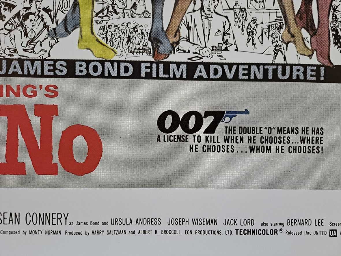 plakat DOKTOR NO poster Dr. No 61x91,5 Sean Connery James Bond