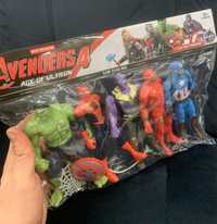 Figurki LED AVENGERS Akcesoria Iron Man Thanos Hulk Spiderman 16 cm