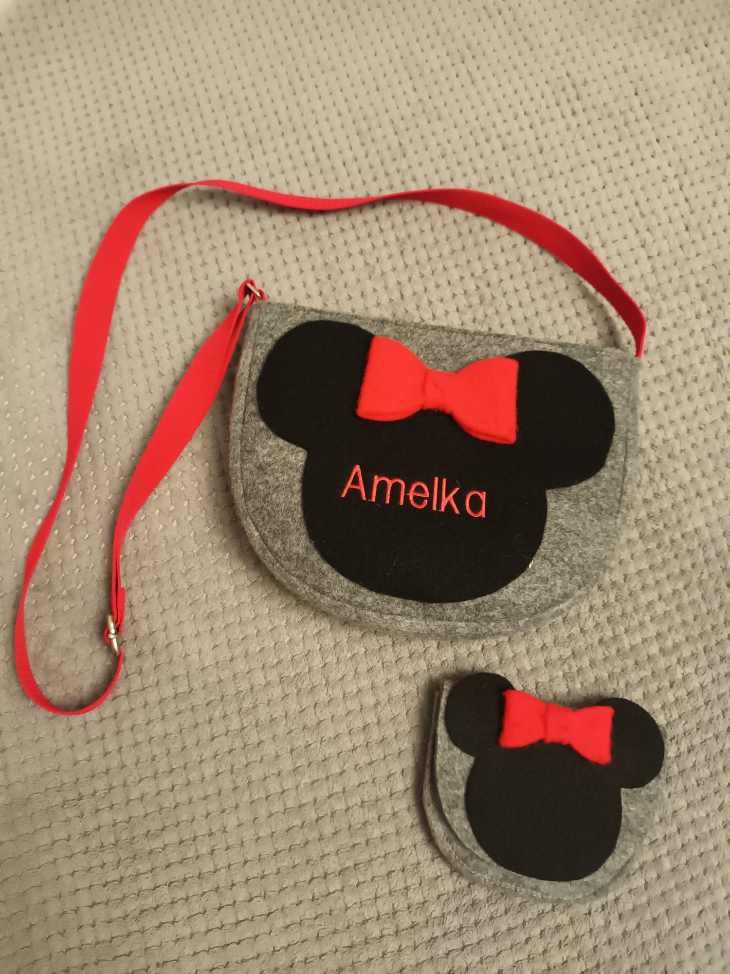 Torebka filcowa  Myszka Amelka