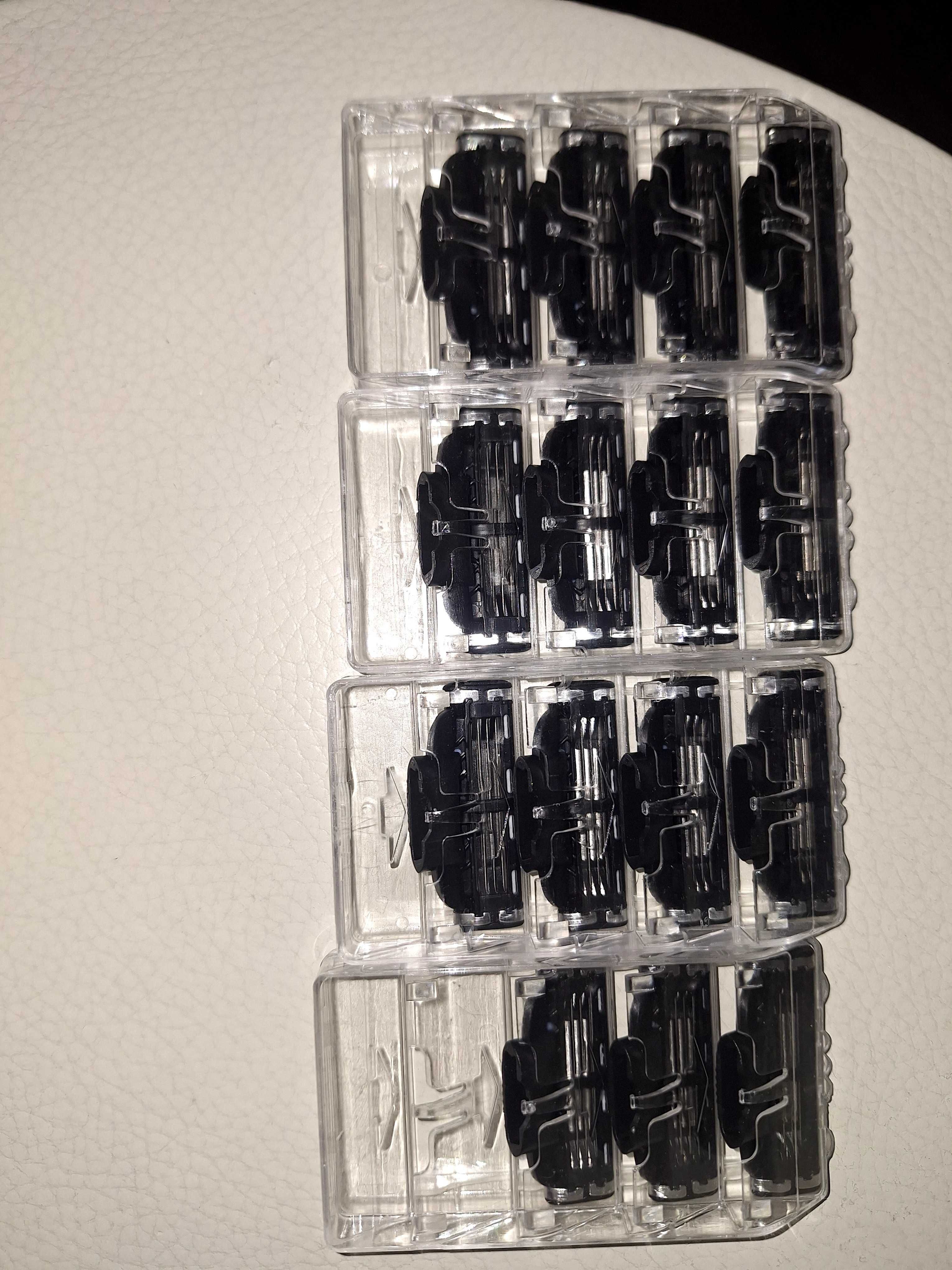 NOŻYKI Gillette Mach3 wkłady ostrza 15 szt nakładki na maszynkę x 15