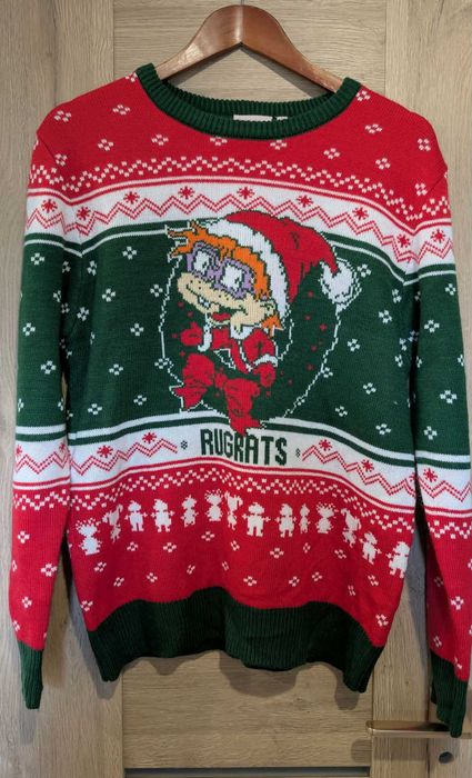 Sweter świąteczny Rugrats Pełzaki Nickelodeon L Chuckie